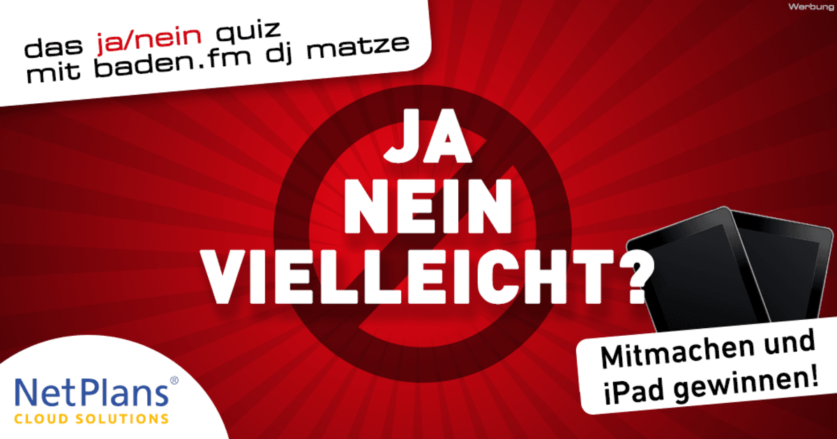 Ja Nein Quiz Für Freunde Das Ja/Nein Quiz mit baden.fm DJ MATZE | baden.fm