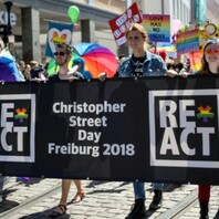 CSD, Christopher Street Day, Freiburg, 2018, Umzug, schwul, lesbisch