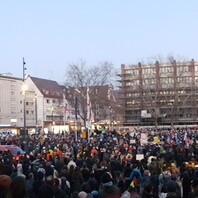 Ukraine, Demo, Demonstration, Protest, Freiburg, Platz der Alten Synagoge, Frieden, Fridays For Future, Krieg