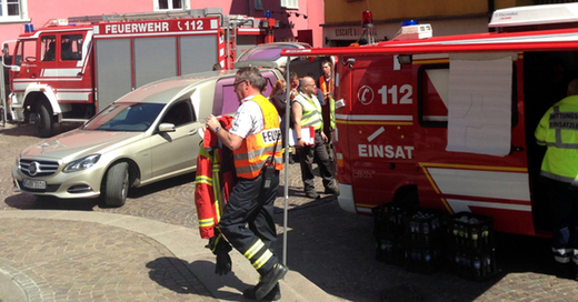 Feuerwehr, Lagezentrum, Bad Säckingen, © FRM - dpa