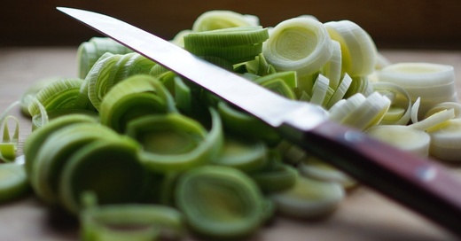 Messer, Küche, Lauch, © Pixabay