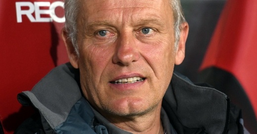 Christian Streich, SC Freiburg, Trainer, © Patrick Seeger - dpa