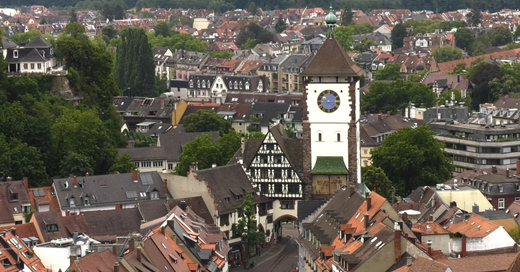 Schwabentor, Oberlinden, Freiburg, Altstadt, © baden.fm