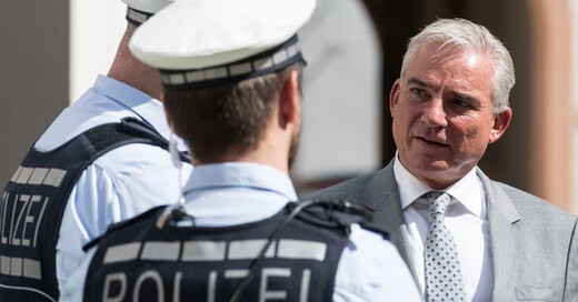 Innenminister, Thomas Strobl, Sicherheit, Polizei, Freiburg, © Patrick Seeger - dpa (Symbolbild)