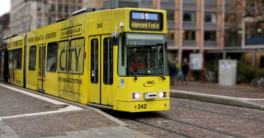 Straßenbahn, Freiburg, Linie 5, Rieselfeld, © baden.fm (Symbolbild)