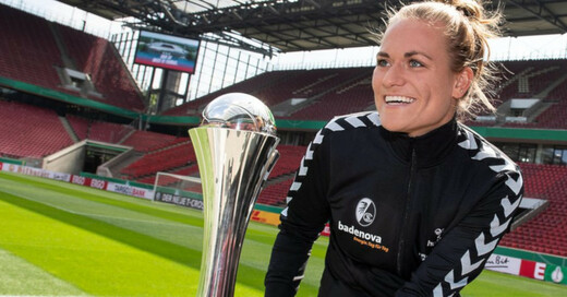Clara Schöne, SC Freiburg, Frauen, DFB Pokal, © dpa