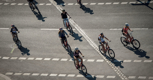 Fahrrad, Radfahrer, Verkehr, © Maja Hitij - dpa (Symbolbild)