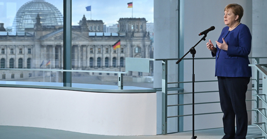 Bundeskanzlerin, Angela Merkel, CDU, Berlin, Bundestag, © John MacDougall - Pool AFP / dpa