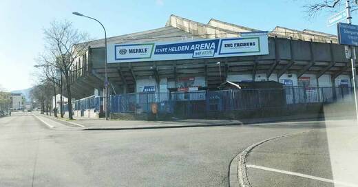 Echte Helden Arena, Eishalle, Eisstadion, Freiburg, EHC Freiburg, Eishockey, © baden.fm