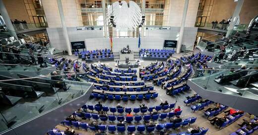 Bundestag, Bundesregierung, Parlament, Bundestagsabgeordnete, © Michael Kappeler - dpa (Archivbild)
