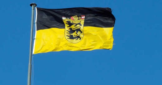 Baden-Württemberg, Fahne, Flagge, Südwesten, © Bernd Weißbrod - dpa (Symbolbild)