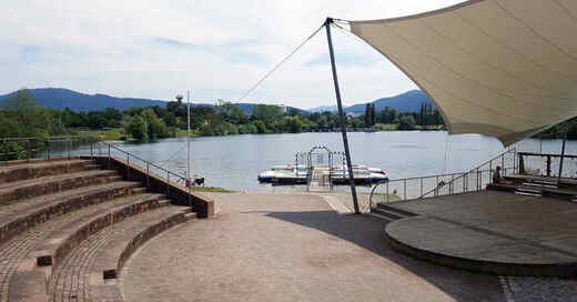 Seepark, Freiburg, Tretbootverleih, Flückiger See, Amphitheater, © baden.fm (Symbolbild)