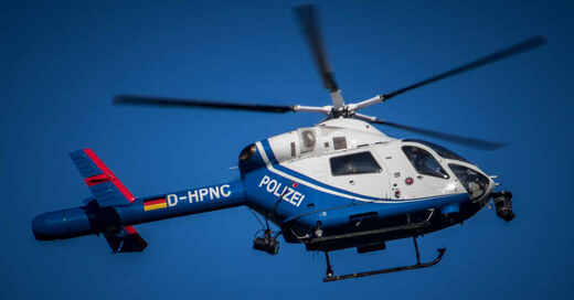 Polizei, Hubschrauber, Helikopter, Fahndung, Wärmebildkamera, © Pixabay (Symbolbild)