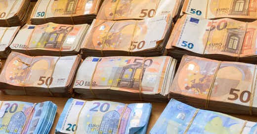 Geld, Bargeld, Euro, Scheine, Fünfziger, Zwanziger, © Silas Stein - dpa (Symbolbild)