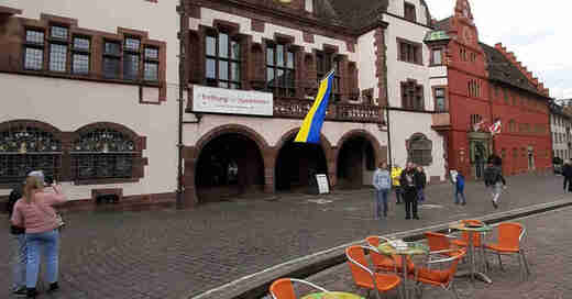 Freiburg, Ukraine, Flagge, Rathaus, © baden.fm