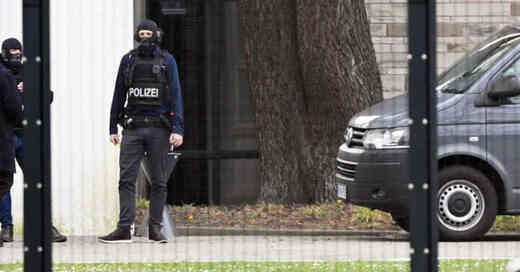 Bundesgerichtshof, Karlsruhe, Polizei, Razzia, Rechtsextremismus, © Uli Deck - dpa