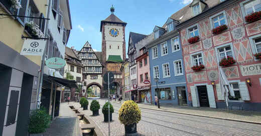 Schwabentor, Oberlinden, Freiburg, Innenstadt, Altstadt, © baden.fm (Archivbild)