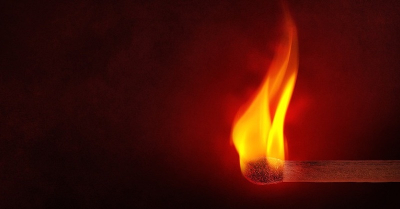 Streichholz, Flamme, Feuer, © Pixabay