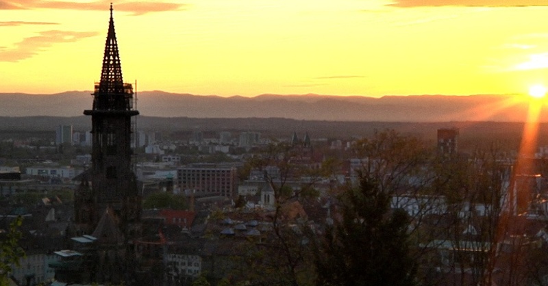 Münster, Freiburg, Sonnenuntergang, © baden.fm