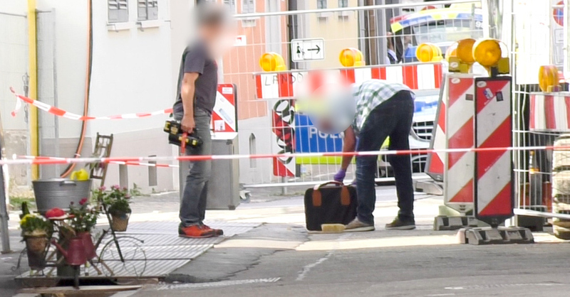 Koffer, Bombenverdacht, Polizei, Freiburg, © baden.fm