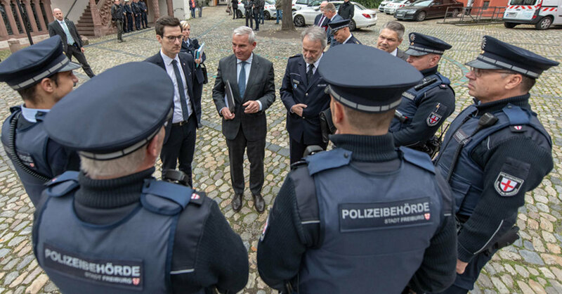 Sicherheitspartnerschaft, Freiburg, Polizei, Gemeindevollzugsdienst, © Patrick Seeger - dpa