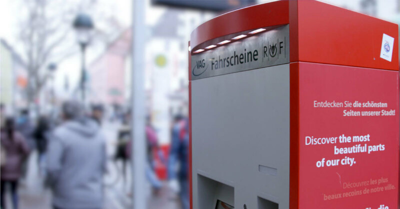 Fahrscheinautomat, Bertolsbrunnen, VAG, © baden.fm (Symbolbild)