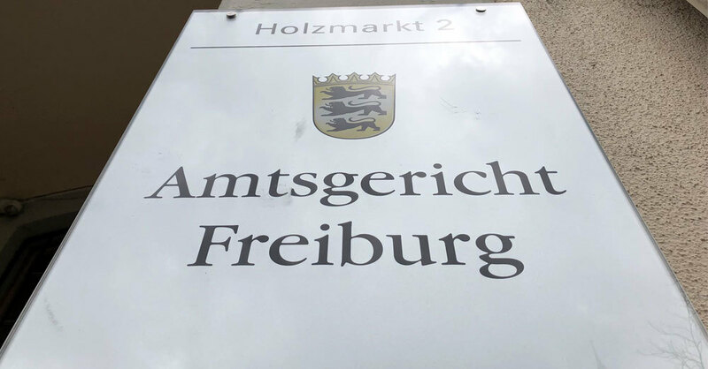 Amtsgericht Freiburg, Schild, © baden.fm (Symbolbild)