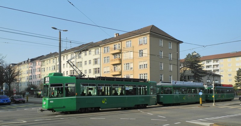 Tramlinie 3, Basel, Burgfelderstraße, © Juri Weiß - Staatskanzlei Basel-Stadt
