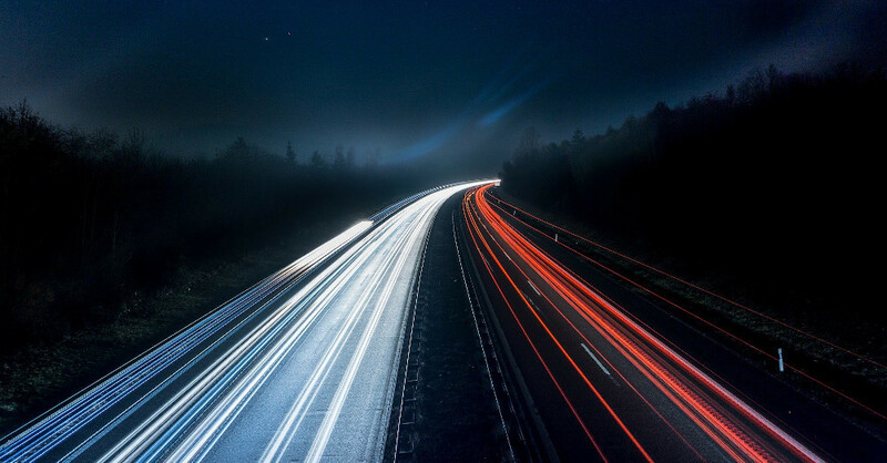 A5, Autobahn, Verkehr, Nacht, © Pixabay (Symbolbild)