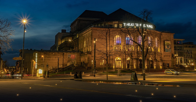 Freiburg, Platz der Alten Synagoge, Theater, Stadttheater, © Pixabay (Symbolbild)
