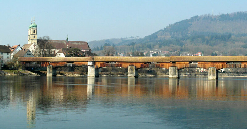 Hochrhein, Holzbrücke, © Pixabay (Symbolbild)