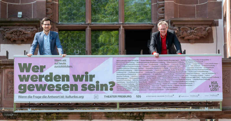 Kampagne für Kultur, Freiburg, Rathaus, Oberbürgermeister, Martin Horn, Ulrich von Kirchbach, Erster Bürgermeister, © Stadt Freiburg