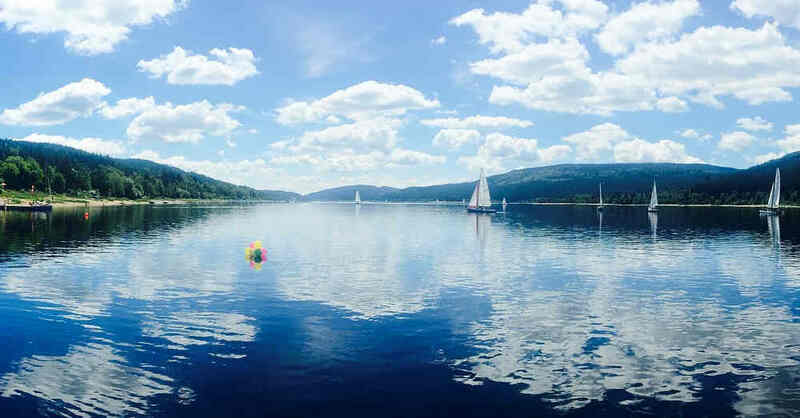 Segelboot, Schluchsee, Schwarzwald, Wasser, © Pixabay (Symbolbild)
