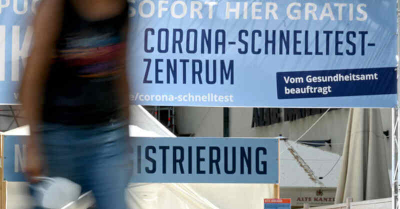 Coronavirus, Pandemie, Schnelltest, Testzentrum, © Bernd Weißbrod - dpa (Symbolbild)