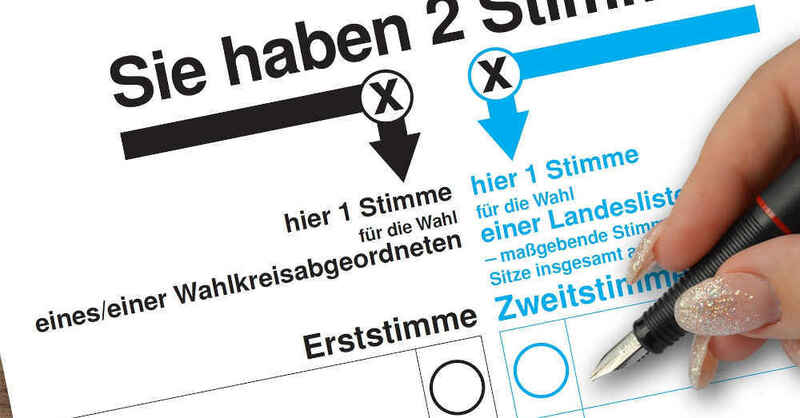 Bundestagswahl, Erststimme, Zweitstimme, Wahl, Stimmzettel, © Pixabay (Symbolbild)
