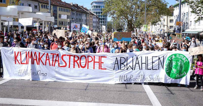 Klimastreik, Bundestagswahl, Protest, Demonstration, Freiburg, Fridays For Future, Aktivisten, © Fridays For Future Freiburg