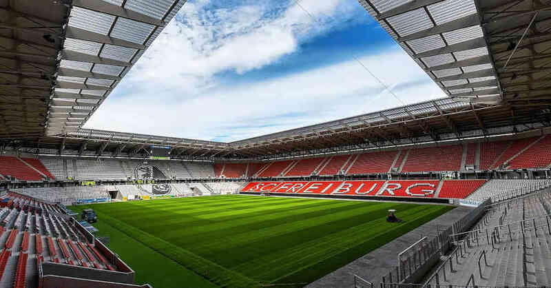 SC Freiburg, Europa-Park Stadion, Fußball, Stadion, Wolfswinkel, Bundesliga, © Philipp von Ditfurth - dpa (Archivbild)