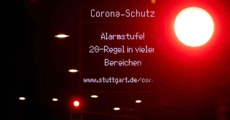 Coronavirus, Alarmstufe, 2G-Regeln, 2G-Plus, Corona, Covid-19, Stuttgart, Baden-Württemberg, © Marijan Murat - dpa (Symbolbild)