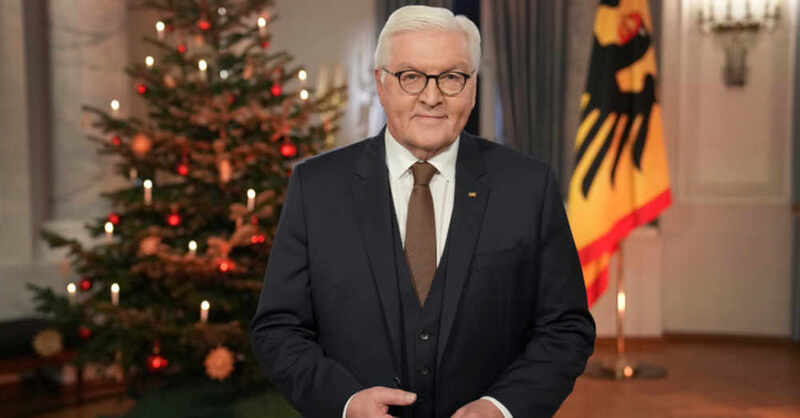 Bundespräsident, Frank Walter Steinmeier, Weihnachten, Weihnachtsansprache, 2021, © Michael Sohn - AP Pool / dpa