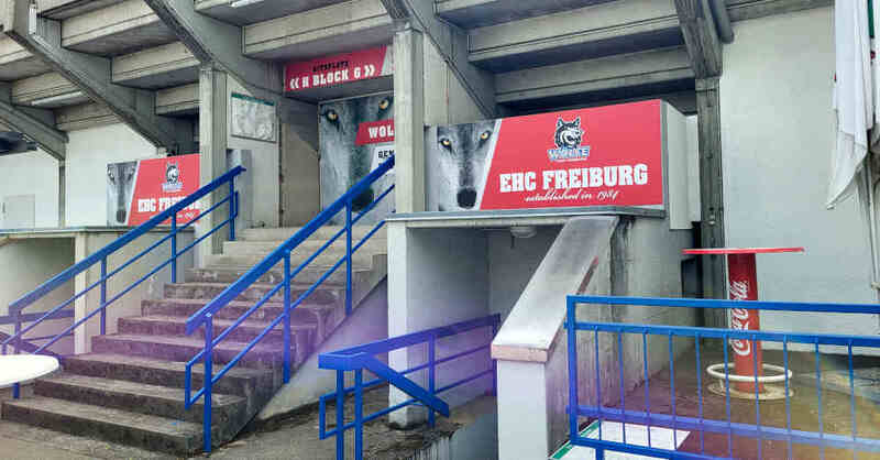EHC Freiburg, Echte-Helden-Arena, Franz-Siegel-Halle, Tor, Eishockey, Wölfe, © baden.fm (Archivbild)