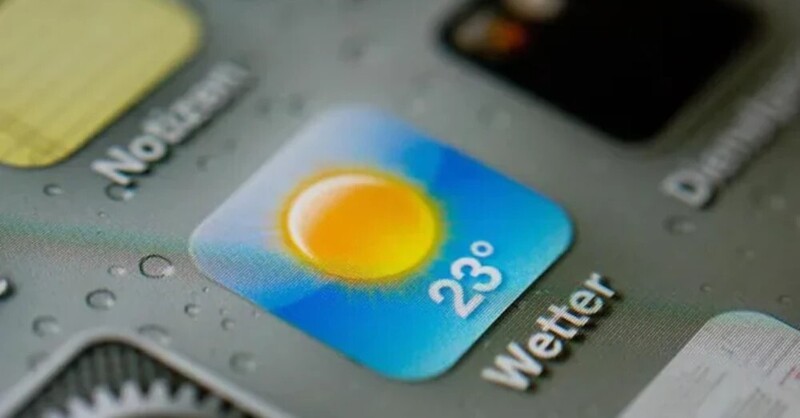 Wetter, App, Wetterapp, Smartphone, Handy, Wettervorhersage, Wetterbericht, Sonne, © Franziska Koark - dpa (Archivbild)