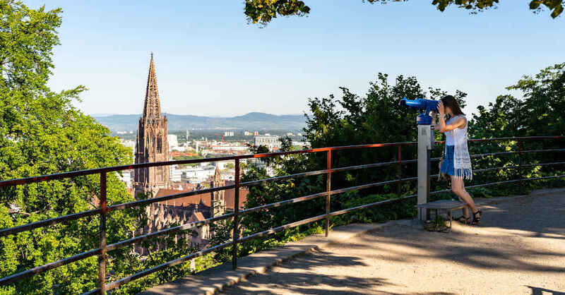 Freiburg, Schlossplatz, Kanonenplatz, Münster, Ausblick, Altstadt, Innenstadt, FWTM, Tourismus, © Antal - FWTM (Symbolbild)