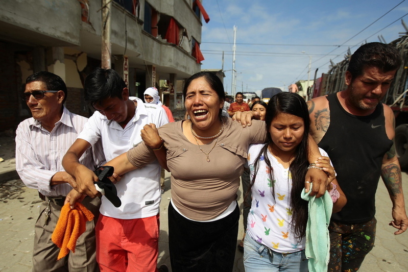 Erdbeben, Ecuador, Spenden, Mira Freiburger, © Jose Jacome-dpa
