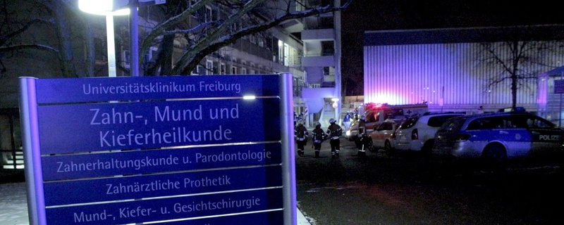 Uniklinik Freiburg, Zahnklinik, Feuerwehr, © baden.fm