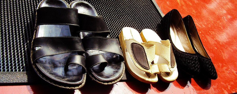 Schuhe, Fußmatte, Fußabtreter