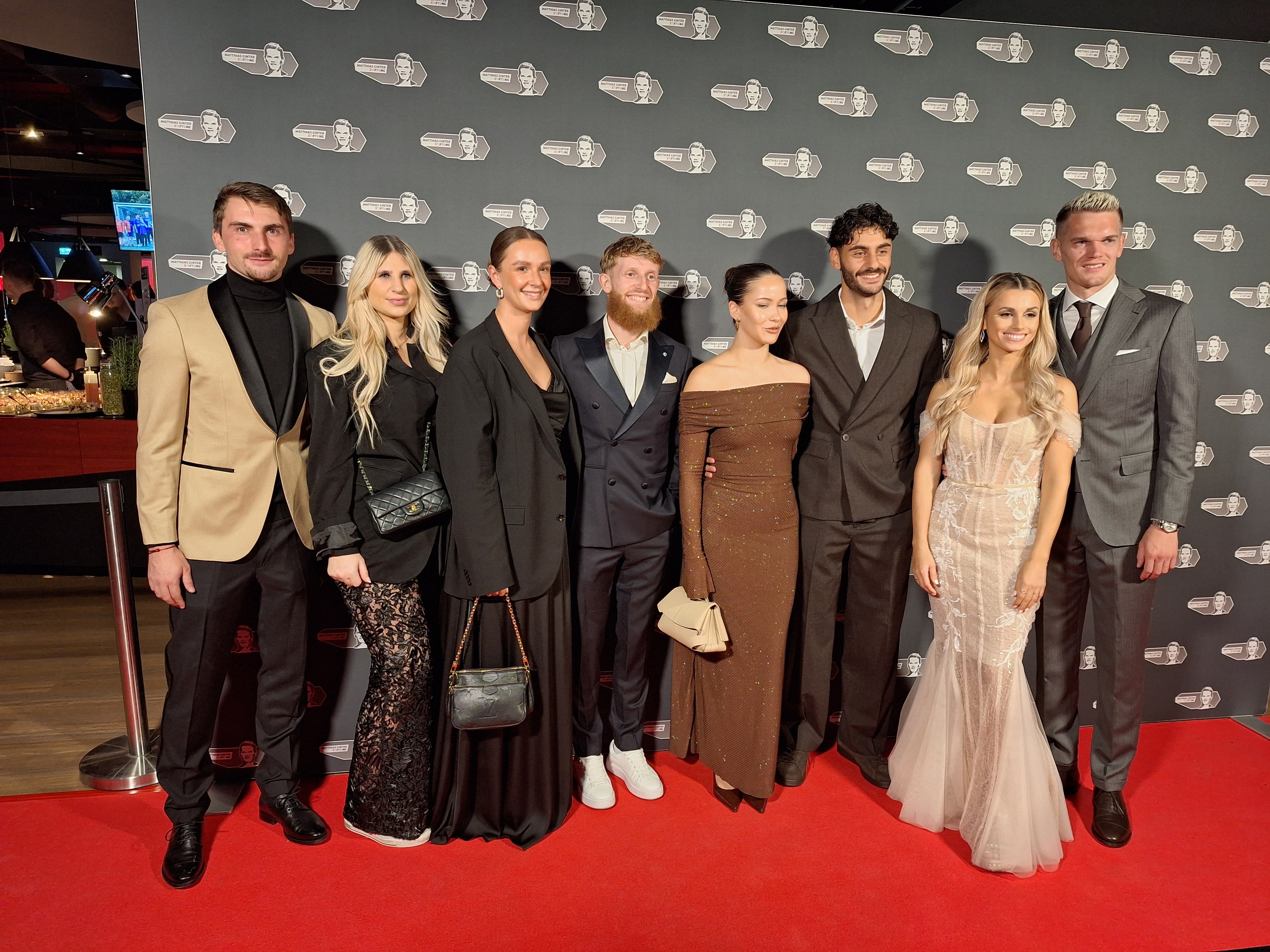 SC-Freiburg-Spieler auf der Ginter Gala